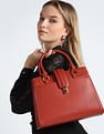 U.S. Polo Assn. Women Detachable Strap Structured Handbag