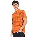 U.S. Polo Assn. Denim Co. Check Cotton Pique Polo Shirt