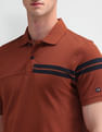 Arrow Sport Horizontal Striped Regular Polo Shirt