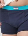 USPA Innerwear Boys Solid Cotton Spandex IKTA Trunks - Pack Of 2