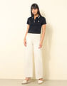 U.S. Polo Assn. Women Regular Fit Solid Polo Shirt