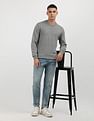 Calvin Klein Jeans Mouline Cotton Regular Fit Sweater