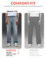 Flying Machine Stone Wash Bruce Bootcut Fit Authentic Signature Jeans