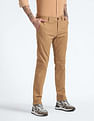 Flying Machine Michael Slim Tapered Fit Solid Trousers