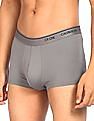 Calvin Klein Underwear Men Grey Low Rise Solid Trunks