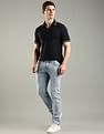 Tommy Hilfiger Solid Slim-Fit Cotton Polo T-Shirt