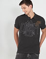 U.S. Polo Assn. Denim Co. Graphic Print Polo Shirt