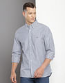 Tommy Hilfiger Button Down Collar Vertical Stripe Shirt
