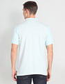 Arrow Sports Tonal Colour Block Cotton Polo Shirt
