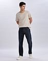 Calvin Klein Jeans Light-Wash Straight-Fit Mid Rise Jeans