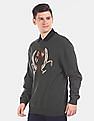 U.S. Polo Assn. Denim Co. Elbow Patch Brand Pattern Lambswool Sweater