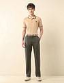 U.S. Polo Assn. Textured Riley Straight Fit Trousers