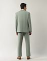 Arrow Tailored Fit Solid Two Piece Suit