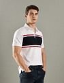 Tommy Hilfiger Striped Regular-Fit Cotton Polo T-Shirt