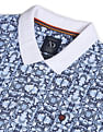 AD by Arvind Modern Abstract Print Polo Shirt