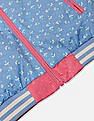 U.S. Polo Assn. Kids Girls Pink And Blue Reversible Bomber Jacket