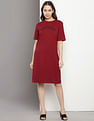 Tommy Hilfiger Crew Neck Brand Print T-Shirt Dress
