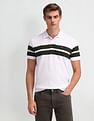 Arrow Sport Horizontal Striped Regular Polo Shirt
