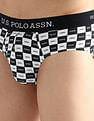 USPA Innerwear Elasticized Waist Solid OEB14 Briefs - Pack Of 3