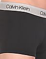 Calvin Klein Underwear Men Black Classic Fit Low Rise Trunks - Pack Of 3