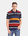 U.S. Polo Assn. Horizontal Stripe Pique Polo Shirt