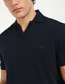 Tommy Hilfiger Solid Regular-Fit Cotton Polo Shirt