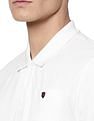 AD by Arvind Cotton Solid Polo Shirt