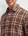 U.S. Polo Assn. Denim Co. Slim Fit Madras Checked Shirt