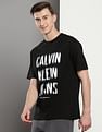 Calvin Klein Illusion Logo Print Relaxed T-Shirt