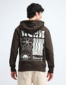 Flying Machine Brand Printed Relaxed Fit Sweatshirt