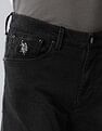 U.S. Polo Assn. Denim Co. Harold Slim Straight Fit Black Jeans
