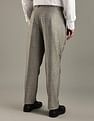 Tommy Hilfiger Regular-Fit Self-Design Mid Rise Trouser