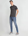 Flying Machine Slash Slim Tapered Fit Stone Wash Jeans