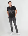 U.S. Polo Assn. Denim Co. Printed Collar Pure Cotton Polo Shirt