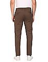 U.S. Polo Assn. Austin Tapered Fit Solid Trousers