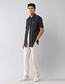 U.S. Polo Assn. Denim Co. Vertical Striped Seersucker Regular Fit Shirt