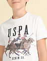 U.S. Polo Assn. Kids Boys Pure Cotton Regular Fit T-Shirt