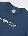 Arrow Newyork Crew Neck Typographic Sweatshirt