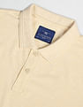 Flying Machine Jacquard Pique Solid Polo Shirt