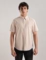 Calvin Klein Jeans Striped Regular-Fit Poplin Woven Shirt
