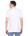 AD by Arvind Cotton Colour Block Polo Shirt