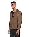 AD by Arvind Slim Fit Solid Formal Blazer