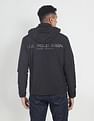 U.S. Polo Assn. Denim Co. High Neck Zip Up Printed Jacket