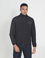 U.S. Polo Assn. Denim Co. High Neck Zip Up Printed Jacket