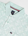 Arrow Sports Tropical Print Cotton Polo Shirt
