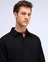 Flying Machine Brand Embossed Relaxed Fit Sweatshirt