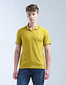 Flying Machine Textured Color Of Home Polo Shirt