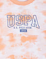 U.S. Polo Assn. Kids Boys Coral Abstract Print Set