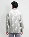 Arrow Newyork Satin Weave Abstract Shirt