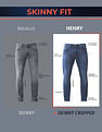 U.S. Polo Assn. Denim Co. Henry Tapered Cropped Fit Grey Jeans